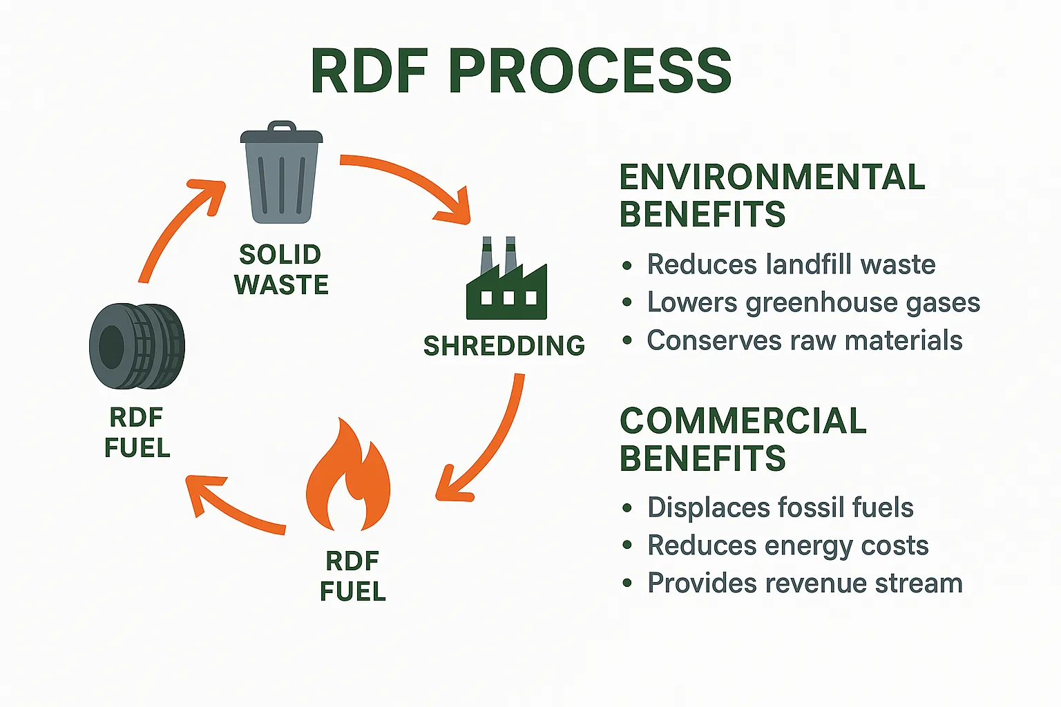 RDF Process and Benefits Diagram